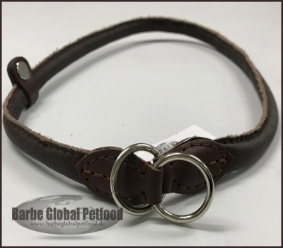 Zughalsband Leder 12mm/53-75cm braun